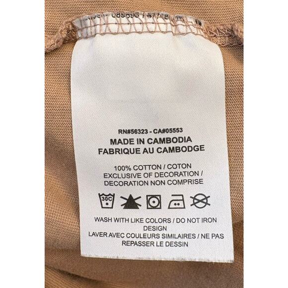 Jordan Men’s Flight MVP Crew Neck Short Sleeve Beige Size Medium FB7365-200 - Picture 5 of 6